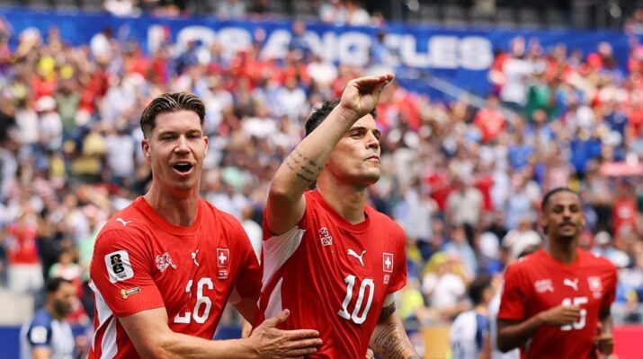 Arti Selebrasi "Cuap-Cuap" Granit Xhaka yang Jadi Sorotan