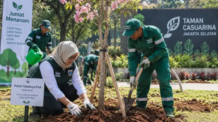 Jakarta Selatan Perluas Penghijauan untuk Kurangi Polusi dan Perbaiki Kualitas Udara