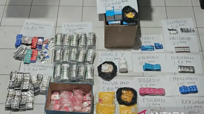 Polres Jakpus Bongkar Peredaran Obat Keras Ilegal, Empat Tersangka Ditangkap