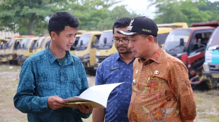 Pemkab Pidie Jaya Terima 66 Alat Berat untuk Percepat Pemulihan Wilayah Pascabencana
